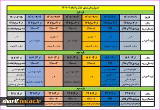 اطلاعیه حذف و اضافه ترم مهر 1401